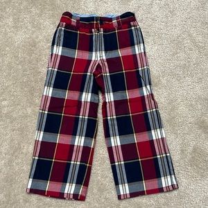 Janie and Jack plaid trousers, 3 year toddler girl, good condition